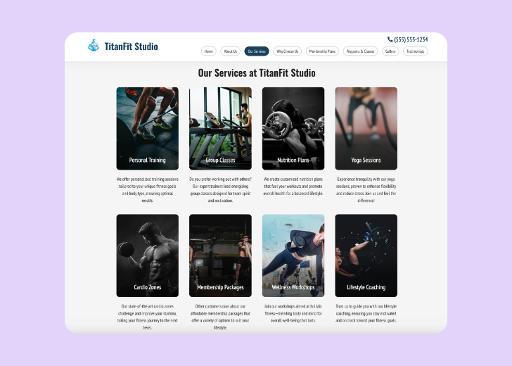 Spotless Touch landing page of a specific service titled 'Post Construction Cleaning' with a contact form on the side