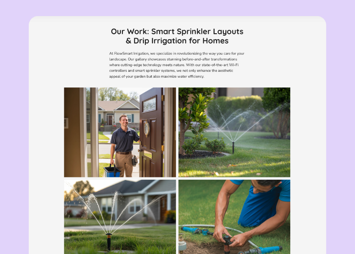 Gallery section titled 'Explore Our Stunning Home Remodeling Projects' with a gallery of 6 images of wooden-themed interior design in a masonry grid layout