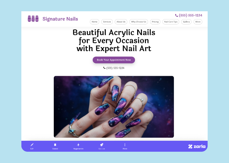 Screenshot of Zarla Editor's UI for selecting fonts and color palettes and uploading custom images