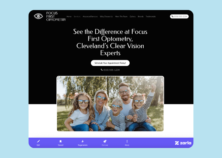 Screenshot of Zarla Editor's UI for selecting fonts and color palettes and uploading custom images