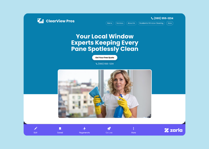Screenshot of Zarla Editor's UI for selecting fonts and color palettes and uploading custom images