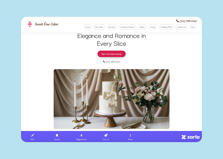 Screenshot of Zarla Editor's UI for selecting fonts and color palettes and uploading custom images