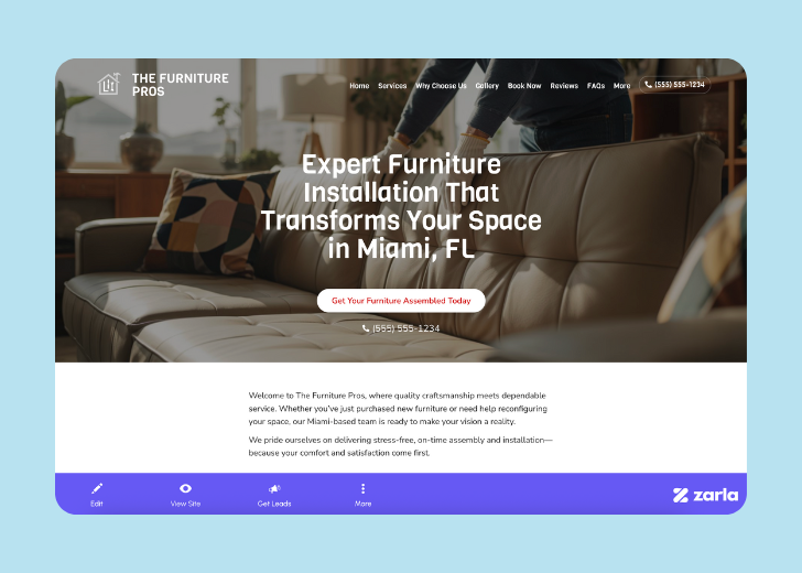 Screenshot of Zarla Editor's UI for selecting fonts and color palettes and uploading custom images