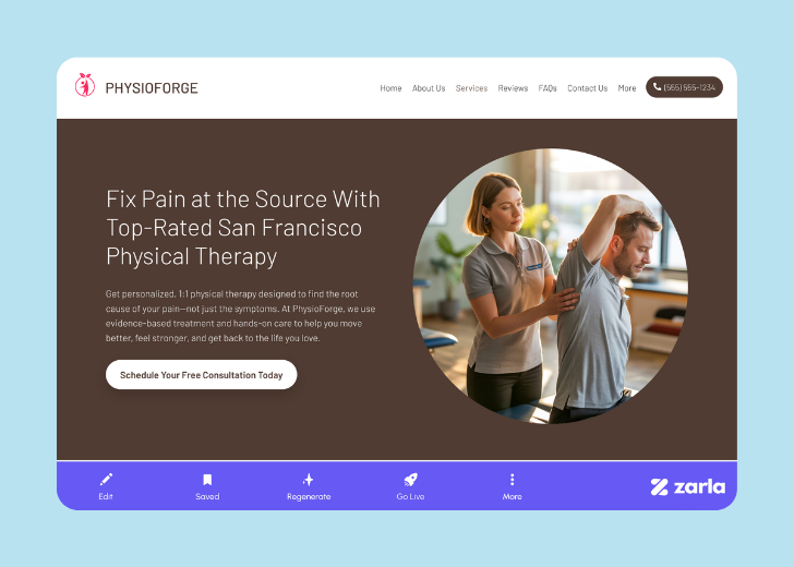 Screenshot of Zarla Editor's UI for selecting fonts and color palettes and uploading custom images