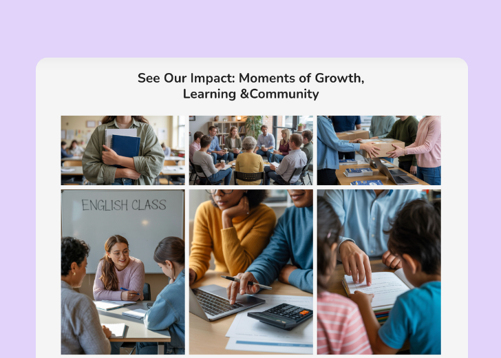 Gallery section titled 'Explore Our Stunning Home Remodeling Projects' with a gallery of 6 images of wooden-themed interior design in a masonry grid layout