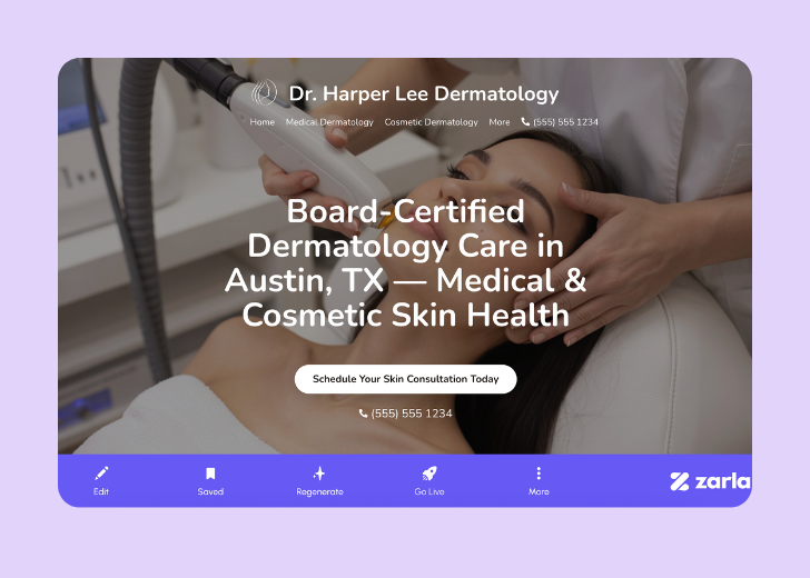 Screenshot of Zarla Editor's UI for selecting fonts and color palettes and uploading custom images
