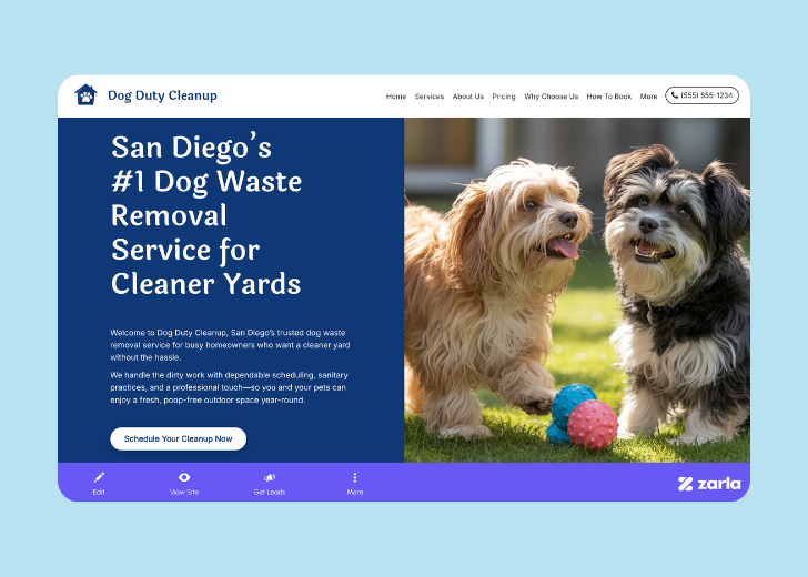 Screenshot of Zarla Editor's UI for selecting fonts and color palettes and uploading custom images