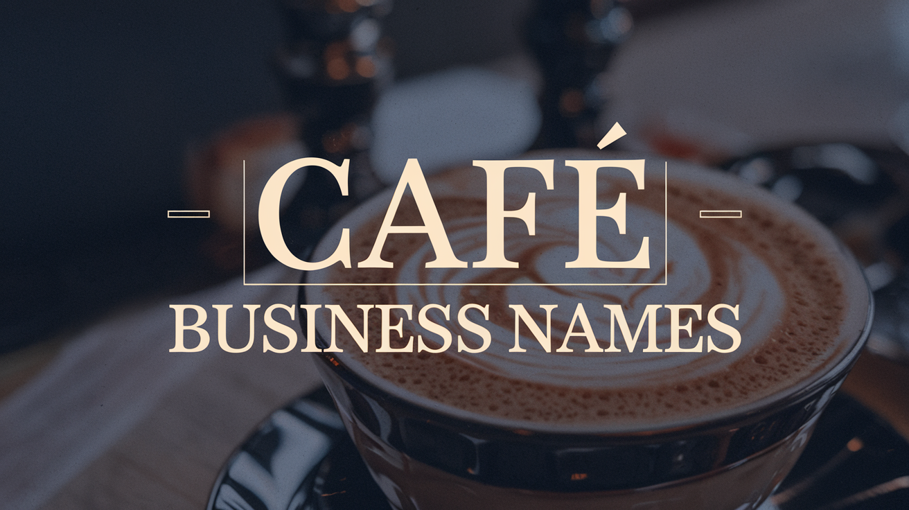 Café business name ideas created with Zarla