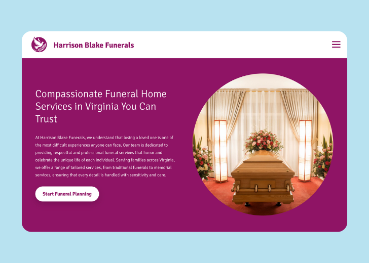 Revive Detailing landing page with the tagline 'Elevate the appearance and condition of your vehicle with Revive Detailing' with a picture of a shiny red car