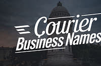 Courier business name ideas created with Zarla