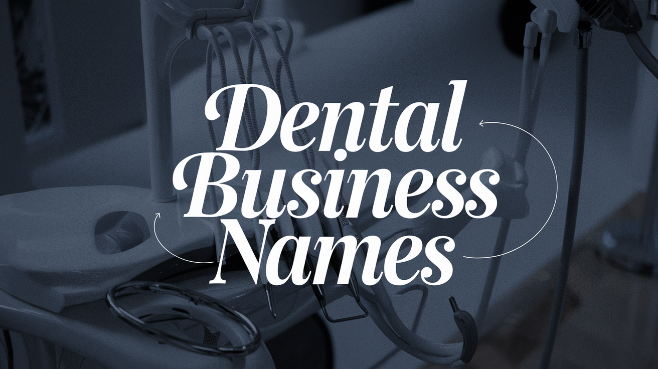Dental business name ideas created with Zarla