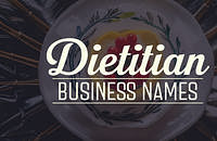 Dietitian business name ideas created with Zarla