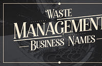 Waste management business name ideas created with Zarla