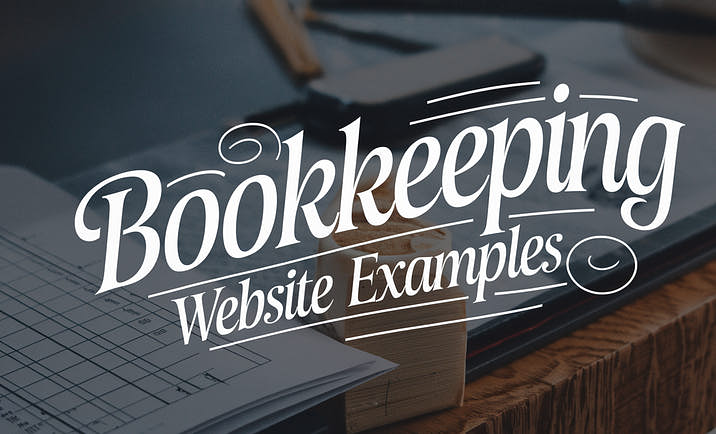 The view of a desk in a bookkeeping firm.