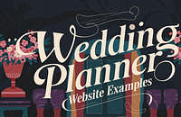 The entrance of a wedding planner venue.