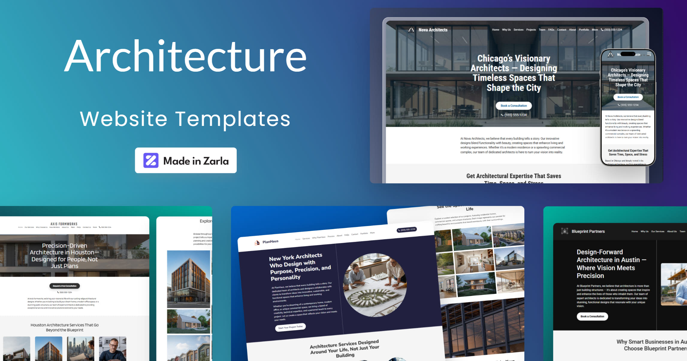 Free Architecture Website Templates for Architects, Studios & Firms | Zarla