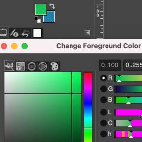 Altere as cores do gradiente.