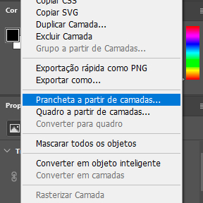 Configure as pranchetas.