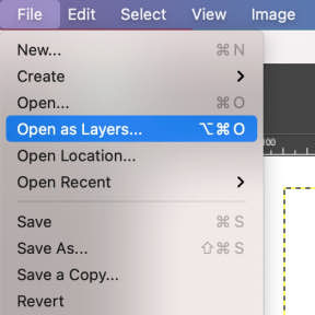 Use uma imagem de referência.