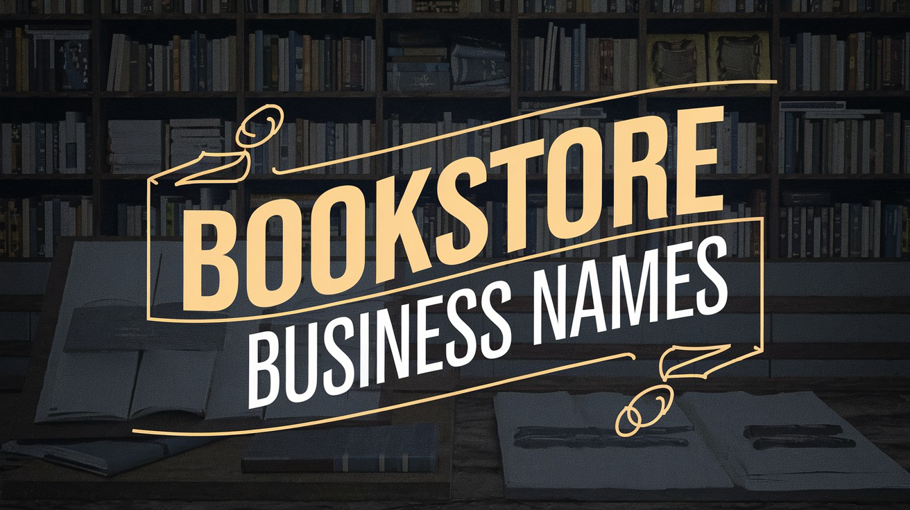 Bookstore Business Name Ideas created with Zarla