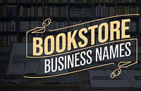 Bookstore Business Name Ideas created with Zarla