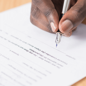 Complete a fictitious business name statement.