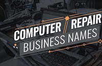 Computer Repair Business Name Ideas created with Zarla
