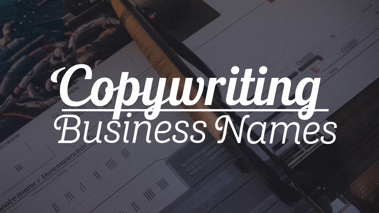 Copywriting Business Name Ideas created with Zarla