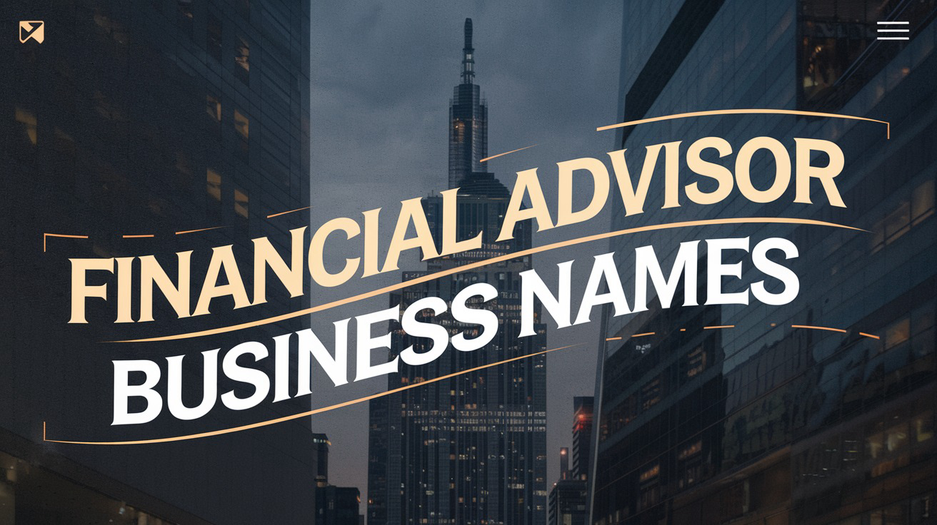 Financial Advisor Business Name Ideas created with Zarla