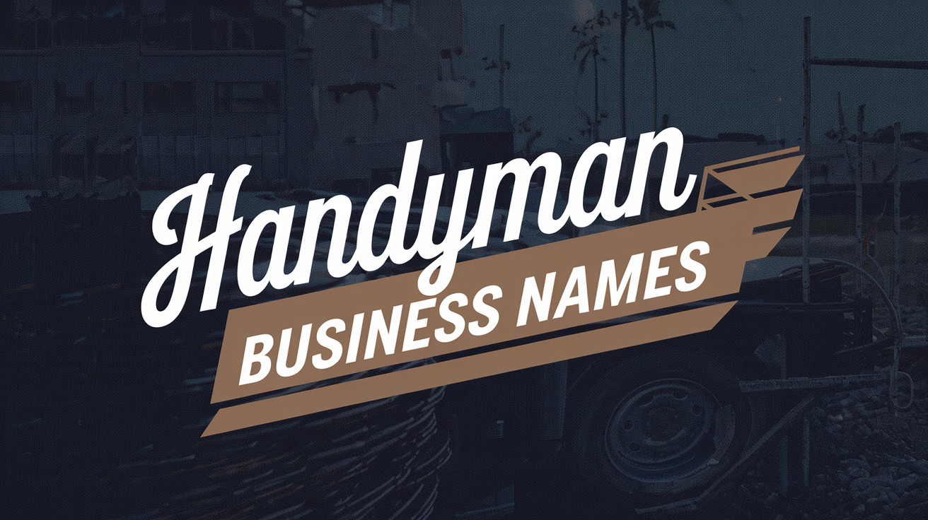 Handyman business name ideas created with Zarla