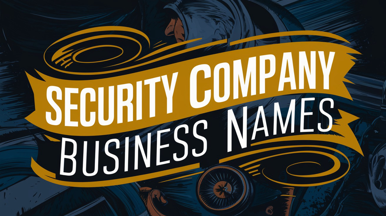 Security Company Business Name Ideas created with Zarla