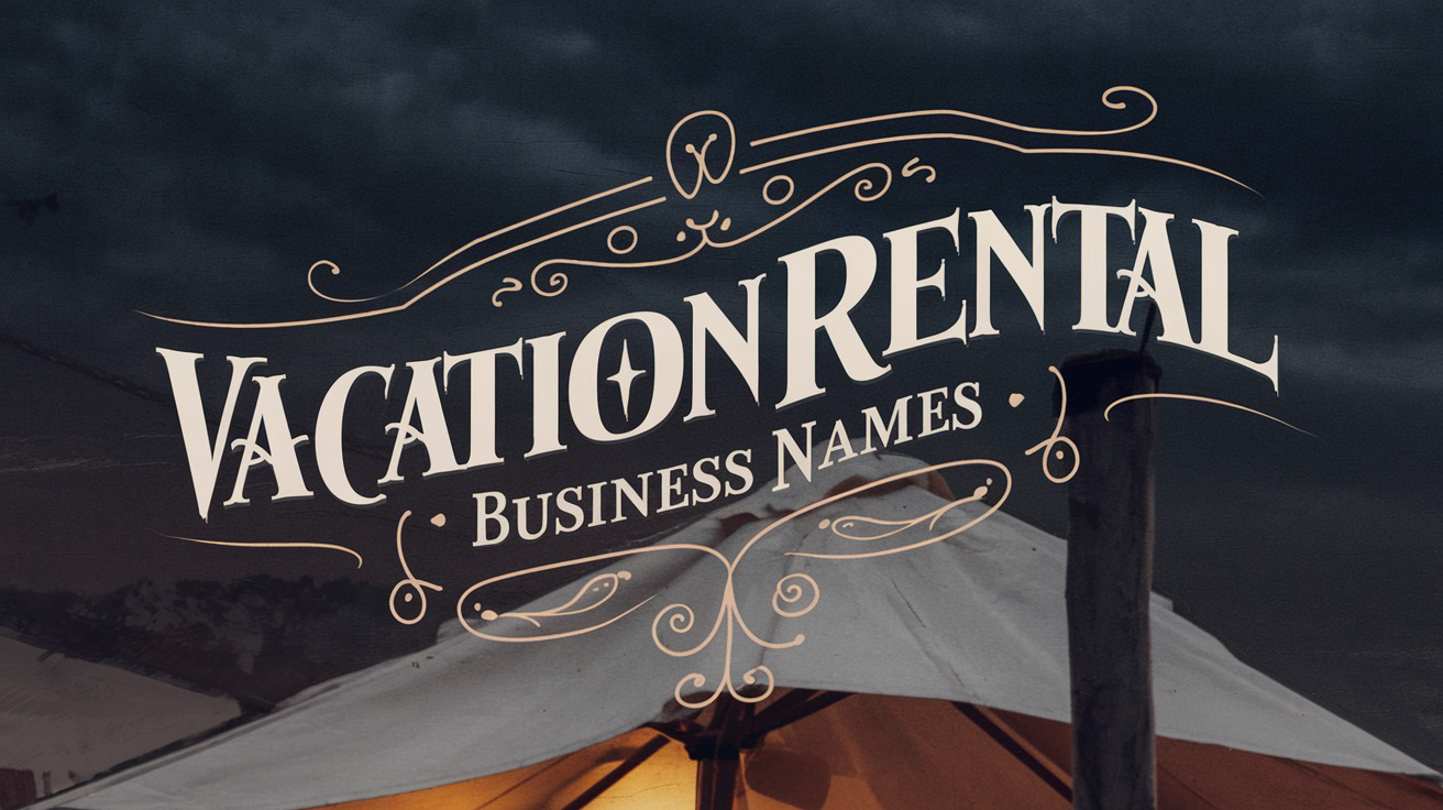 Vacation Rental Business Name Ideas created with Zarla