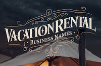Vacation Rental Business Name Ideas created with Zarla