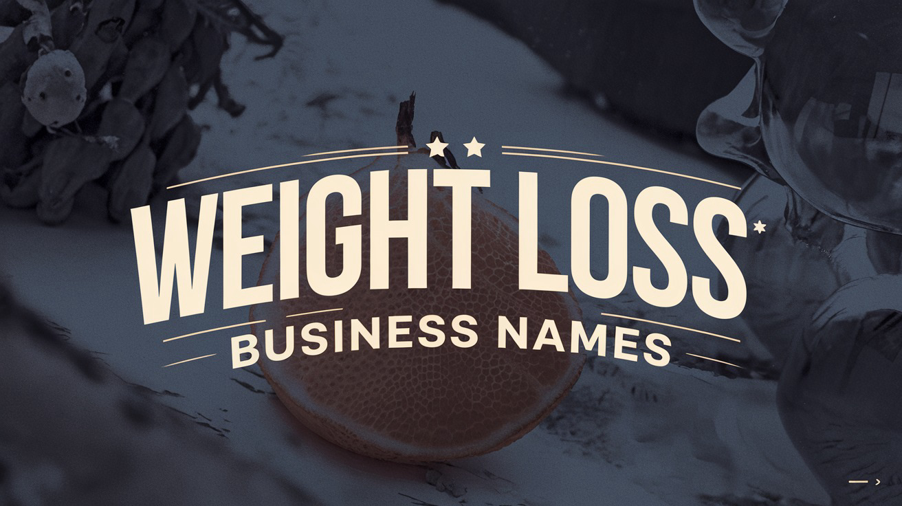 Weight Loss Business Name Ideas created with Zarla