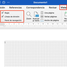 Abre un nuevo documento de Microsoft Word.