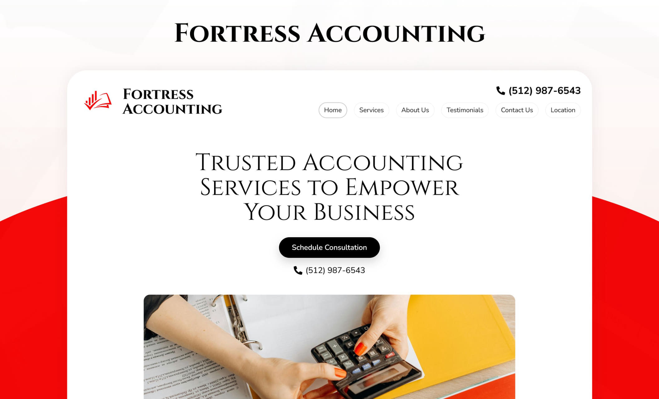 Free accounting website templates for financial service providers