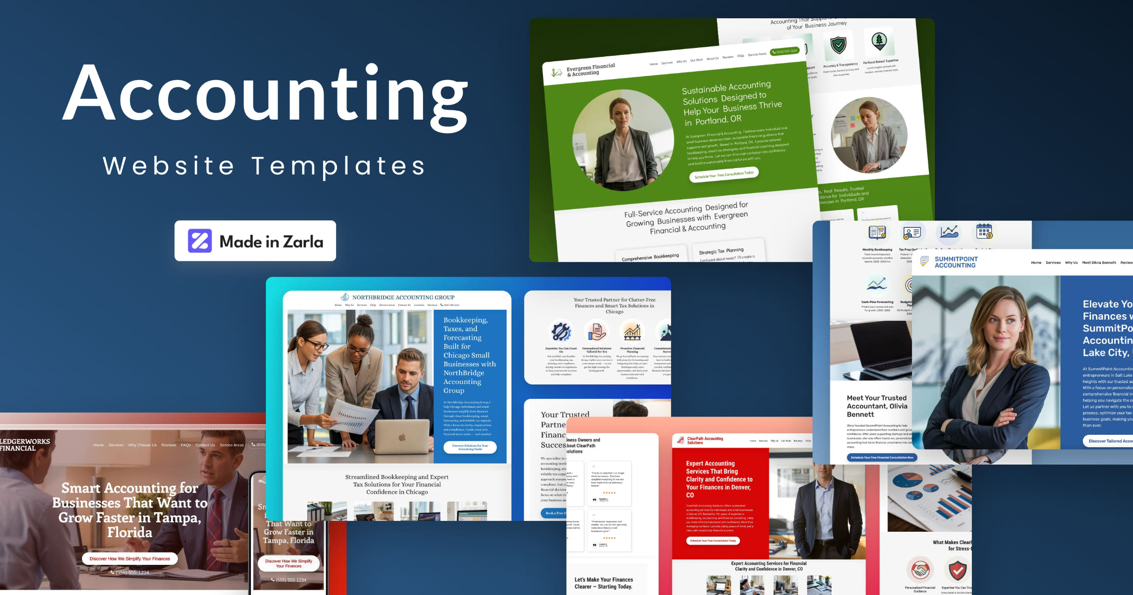 Best Accounting Website Templates Zarla
