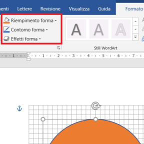 Aggiungi altre forme al tuo logo.
