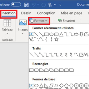Ajoutez la forme de l'arrière-plan de votre logo.