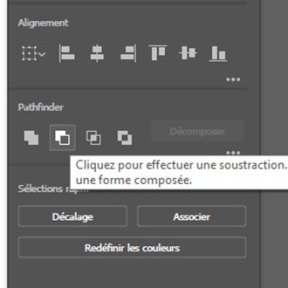 Ajustez l'ombre au contour de l'icône.