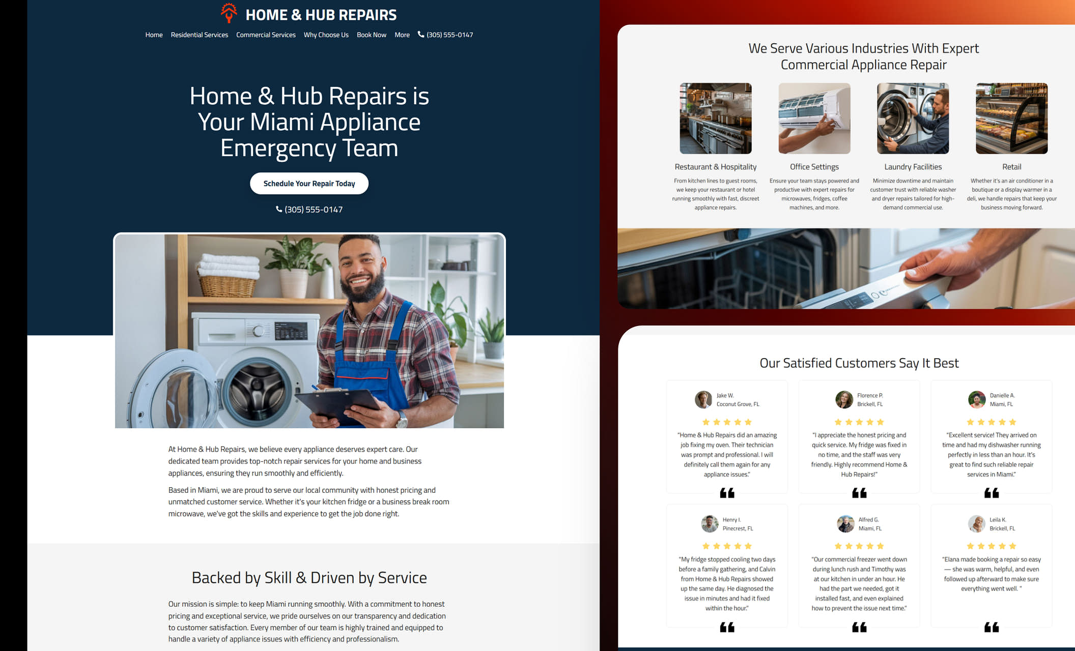 Free Appliance Repair Website Templates for 2025 Build a Site Fast