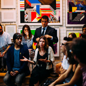 Approach local organizations and businesses.