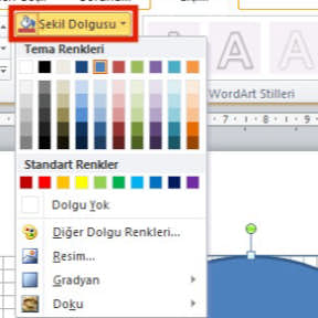 Arka plan rengini seçin.
