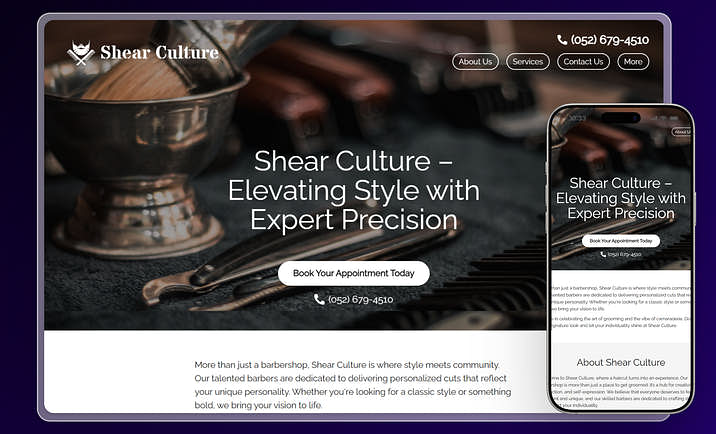 Barbershop Website Builder
