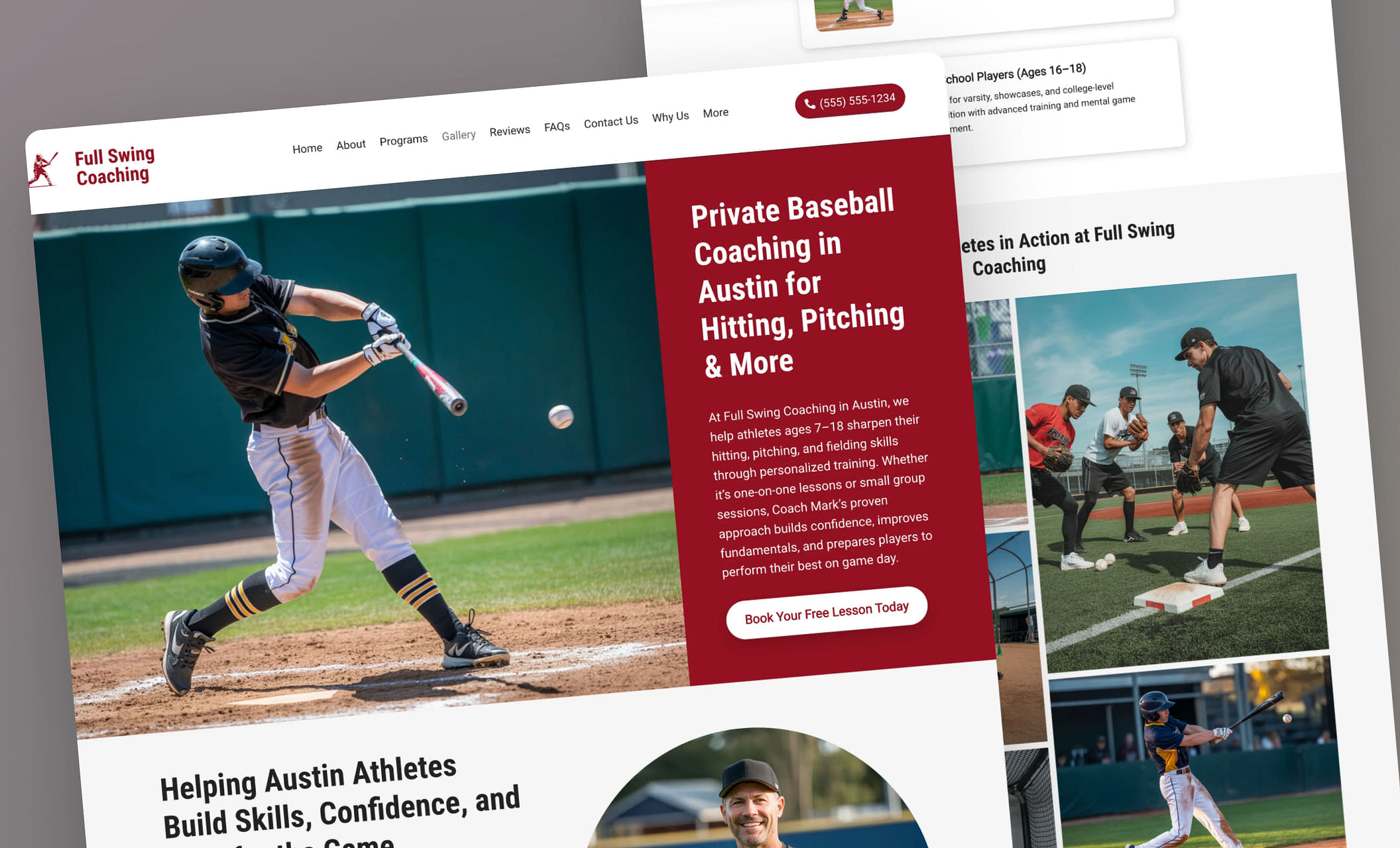 Best Baseball Coach Website Templates Baseball Website Designs