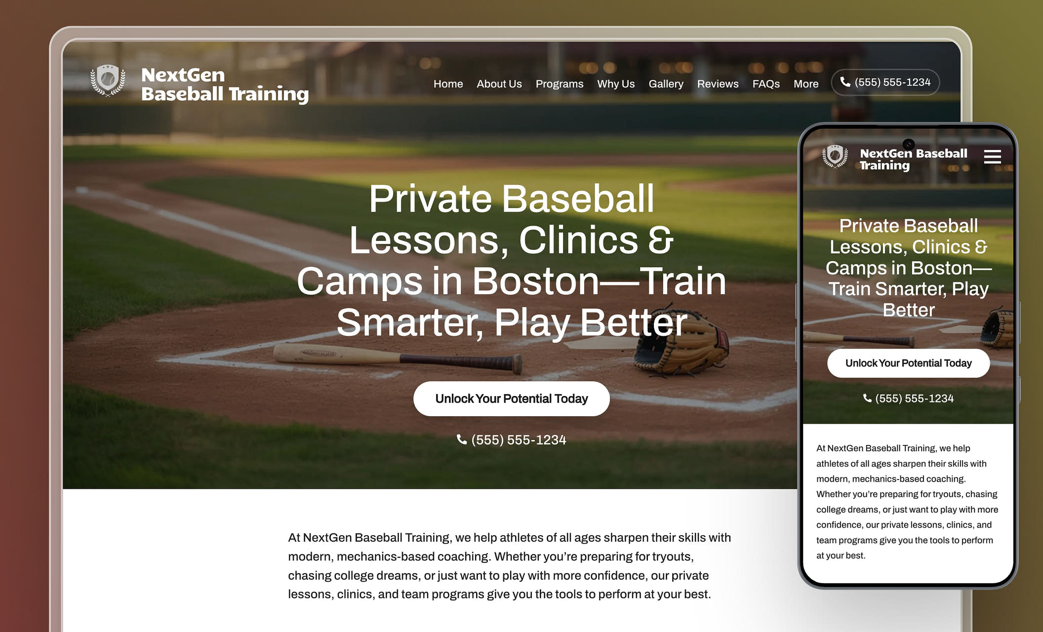 Best Baseball Coach Website Templates Baseball Website Designs