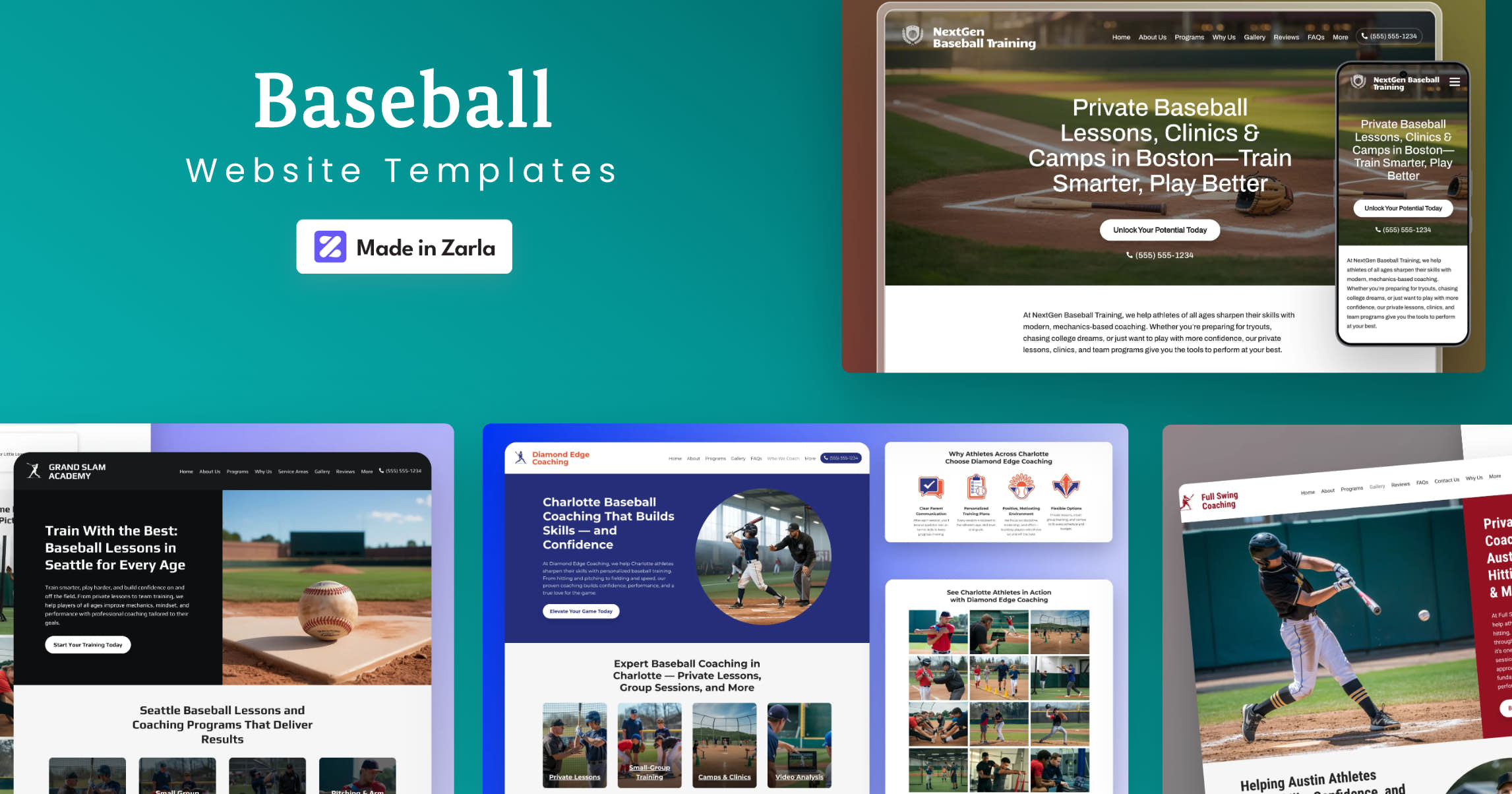 Best Baseball Coach Website Templates Baseball Website Designs