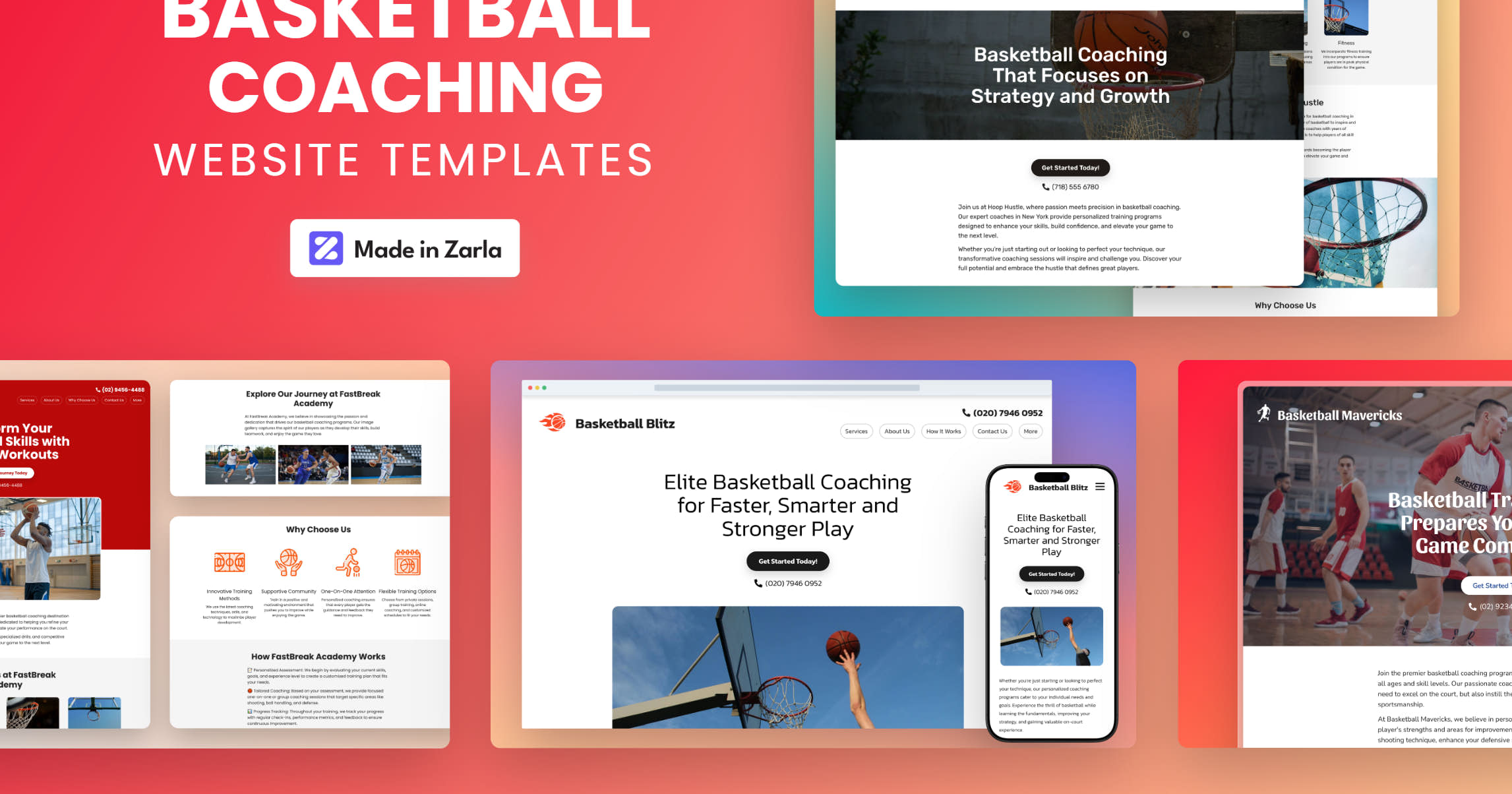 Basketball Website Templates & Free BasketBall Design Themes | Zarla