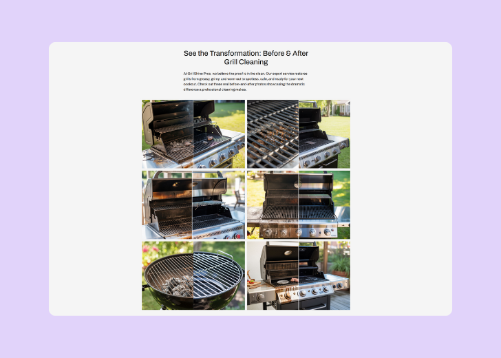 Gallery section titled 'Explore Our Stunning Home Remodeling Projects' with a gallery of 6 images of wooden-themed interior design in a masonry grid layout