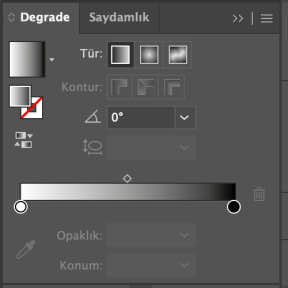 Bir degrade oluşturun.